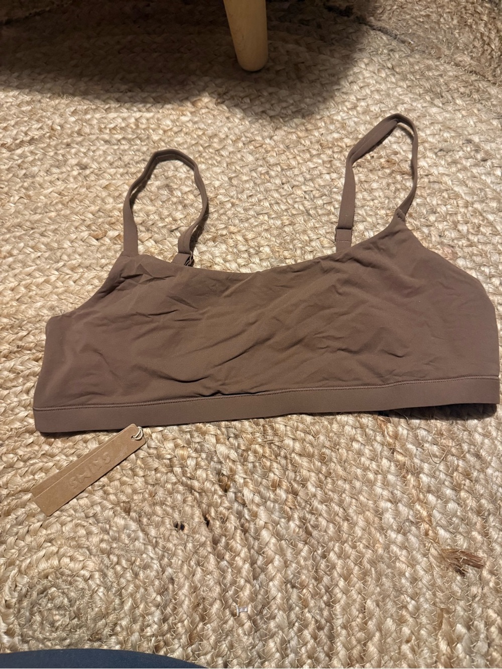 SKIMS Seamless Stretch Bralette - Chocolate Brown